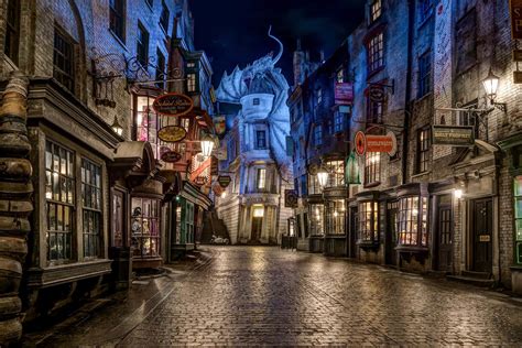 Dive into the intricate details of Magical Minis Diagon Alley